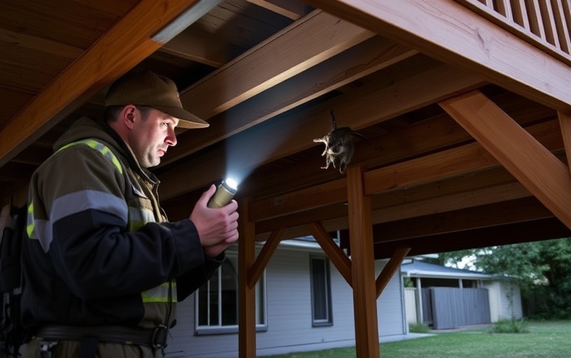 Under Deck Possum Removal in Regent